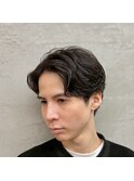 柔らか質感ナチュラル毛流れヘア/センターパート