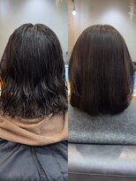 CoL2【コルツー】【4/4 NEW OPEN（予定）】&nbsp;パーマ落とし/ミディアムヘア/ストレート