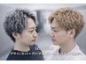 【2回目以降】デザインカット+ブリーチWカラー+TR+眉カット(蒲生店)