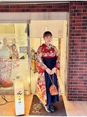 卒業式★袴着付け、ヘアーセット