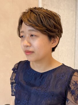 オン キャナルシティ博多前店(on) 【中里恵梨】ショートヘア/参列ヘア/ヘアセット/編み込み/20代