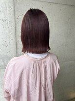 ヘアーブランド ジン フィール(HAIR BRAND Jin feel)&nbsp;カシスピンクとくびれボブ