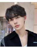 men's/メンズ/リバースセンターパート/メンズパーマダウンパーマ
