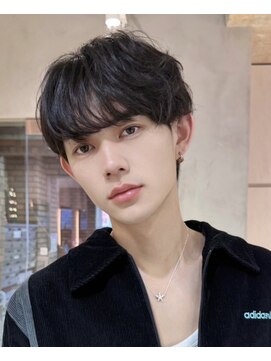 ネーム バイ グロー 大宮(NE:M by GLROW) men's/メンズ/リバースセンターパート/メンズパーマダウンパーマ