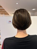 アズールサン 草加西口店(azule-sun)&nbsp;イルミナカラー,ショートボブ,艶カラー,ミントベージュ【草加】