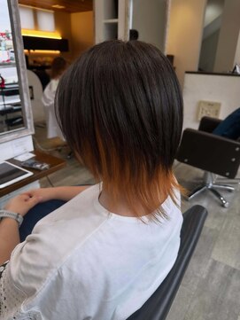 リッシュ 佐倉店(Lish) オレンジインナーカラー