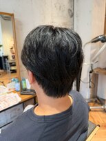 ヘアーショップ エヌアンドエー 越谷店(hair shop N&A)&nbsp;柔らかな毛流れで魅せるメンズツーブロックショート