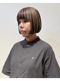 【favori 自由が丘】コントラストハイライトボブ