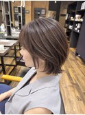 shine hair frappe ミディアムレイヤーボブ