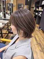 シャインヘアフラッペ 新百合ヶ丘2号店(Shine hair frappe)&nbsp;shine hair frappe ミディアムレイヤーボブ