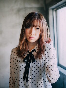 美容室 リズヘアー 稲毛店(Riz hair) ナチュラルフェミニン×ミルクティー【稲毛】