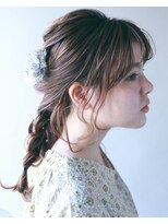 ザビー(THE B)&nbsp;こなれ感たっぷり。くずし編み込みアレンジ