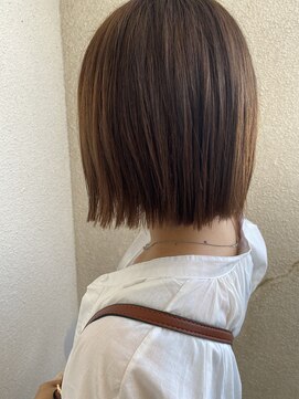 プリンス マツヤマ(Hair Salon Prince Matsuyama) 切りっぱなしボブ