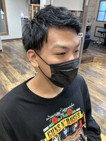 パルファン フォー メン(PARFUM for MEN) 20代 アッシュグ 2ブロショート 池袋美容室 池袋メンズカット