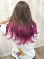 ラッズプラスエイチ(Lads+h)&nbsp;ピンクカラー　グラデーションカラー