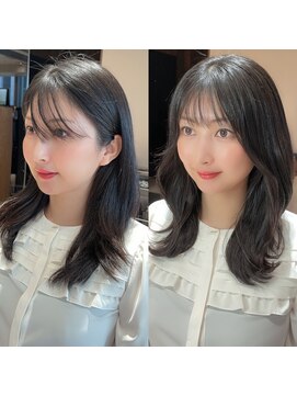 アフロート ギンザ(AFLOAT GINZA) AFLOAT GINZA【仲道 弘泰】韓国風顔周りカット【before→after】