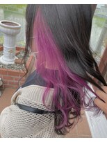 ゴッドヘアーメイク 前橋西片貝店(GOD Hair&Make) 紫のインナーカラー