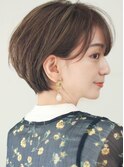 ショートヘア 大人ショート ショートカット 耳かけ　近鉄八尾