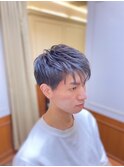 メンズカット×ツーブロック×マッシュショート<理容室>