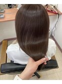 イメチェントーンダウンくすみベージュ＊髪質改善トリートメント