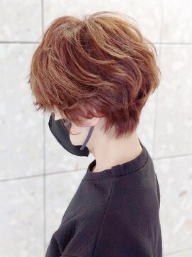 ヴィラ 川西店(Villa) 20代30代大人可愛い★小顔ボブ丸みショートウルフカット