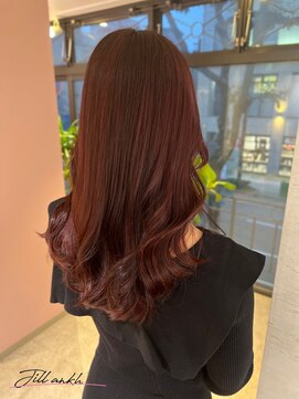 ジル アンク(Jill ankh) 《Jillankh 姫路駅前》ピンクカラー　ダブルカラー　韓国ヘア