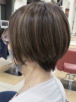 ヘアークリアー 春日部 大人可愛いショートボブ/ハイライトで立体感up/30代40代50代