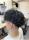 王道ツイストパーマ