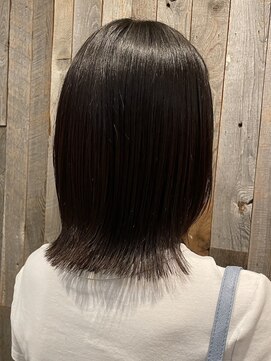 コレクティブワーク 表参道 渋谷(COLLECTIVE WORK) バイカルテ レイヤー 髪質改善  ベージュ 酸熱トリートメント