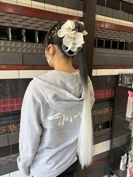 デザインサロンリア(design salon Lia) 成人式セット♪リングポニーテール