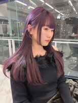 ランテルディ 渋谷(LANTERDIT)&nbsp;【LANTELDIT】ストレート　艶感　アッシュラベンダー