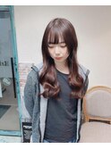 ピンクブラウンカラー