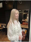 ホワイトベージュ/ミルクティーアッシュ/ハイトーンカラー/熊本
