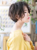 カバーヘア ブリス 志木南口駅前店(COVER HAIR bliss)&nbsp;くせ毛風カール前下がり大人ボブパーマc5志木20代30代40代