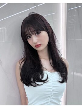 コア 銀座(COA) 小顔レイヤー 前髪顔周り 髪質改善縮毛