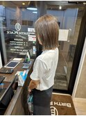 ぱっつりボブ