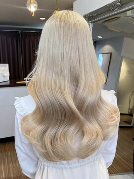 アンククロス 青山店(ANKH CROSS) 《韓国ヘア》ホワイトブロンド（天水悠斗）