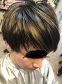 アグ ヘアー ルミナス 千里丘イズミヤ前店(Agu hair luminous)&nbsp;ハイライトメンズショート