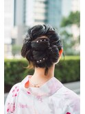 浴衣ヘアセット・着付け