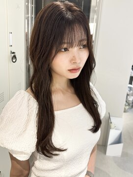サンク(SANC) ロングワンホンレイヤーヘア