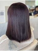 あき/ハーフブリーチで作るラベンダーカラー