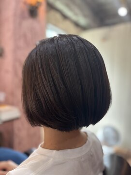 ロッソバイアルター 鎌取(ROSSO by aL-ter) くびれヘア/アプリコットオレンジ/ヘアセット/夏/鎌取/石橋