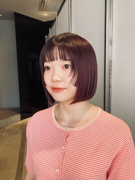 ビーヒアナウ 金沢県庁店(BE HERE NOW) ボルドーカラー bob