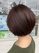 フリー(Free)&nbsp;艶々さらさらショートヘアー×白髪染めオーガニックカラー