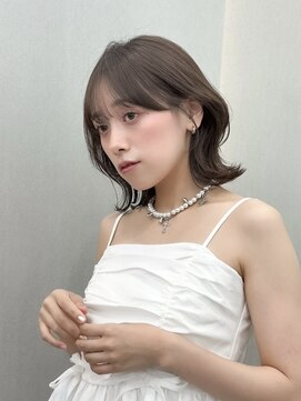 ロンドリゼル 札幌(Lond RiseL) ◯ オリーブグレー/韓国/レイヤーカット/髪質改善/縮毛矯正/札幌