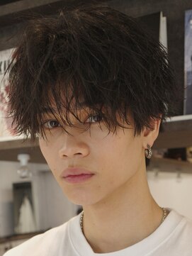 アンサー 渋谷(ANSWER) シースルーツイストスパイラルウルフパーマシャドウパーマ波巻き