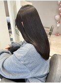 髪質改善カラーダークグレージュ