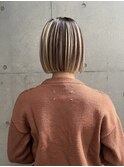 【GEEKS渋谷】アンブレラカラー/切りっぱなしボブ/冬カラー/小顔
