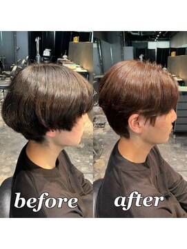 エノア 東京(ENORE) メンズも縮毛矯正＆カラー＆カットで爽やかイメチェン！