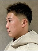 ツーブロックスパイキーショート